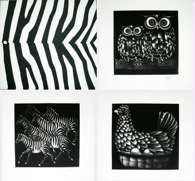NOAH'S ARK. Ten Mezzotints. (1971) L'Arche de Noé.. AVATI, Mario