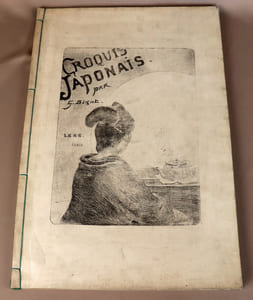 CROQUIS JAPONAIS. Tokio, 1886. 31 dessins gravés sur cuivre.