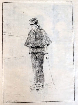 CROQUIS JAPONAIS. Tokio, 1886. 31 dessins gravés sur cuivre.. BIGOT, Georges Ferdinand.