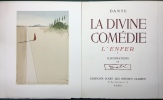 LA DIVINE COMÉDIE. L'Enfer. Le Purgatoire. Le Paradis. 6 volumes. 100 planches couleurs et suites de décompositions de couleurs (1959-1963).. DANTE, ...