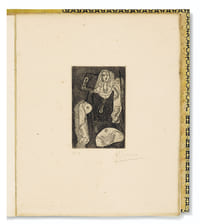 PICASSO ŒUVRES 1920-1926. Cahiers d’Art », 1926. 1/50 avec l'eau-forte originale signée.