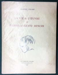 LA VIE ET L'ŒUVRE DE PIERRE-AUGUSTE RENOIR. Avec "Baigneuse Assise" (A. Vollard 1919)