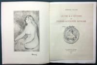 LA VIE ET L'ŒUVRE DE PIERRE-AUGUSTE RENOIR. Avec "Baigneuse Assise" (A. Vollard 1919)