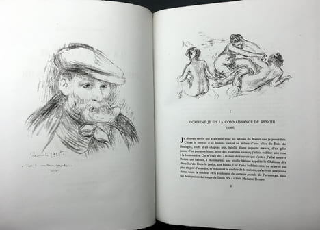 LA VIE ET L'ŒUVRE DE PIERRE-AUGUSTE RENOIR. Avec "Baigneuse Assise" (A. Vollard 1919). VOLLARD, Ambroise - RENOIR, P.-A.