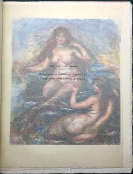 LA VIE ET L'ŒUVRE DE PIERRE-AUGUSTE RENOIR. Avec "Baigneuse Assise" (A. Vollard 1919). VOLLARD, Ambroise - RENOIR, P.-A.