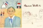 MAURICE UTRILLO, V. . MAUROIS, André - Maurice UTRILLO - Sacha Guitry
