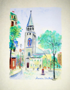 PARIS CAPITALE. Lithographies de Maurice Utrillo, V.. MAUROIS, André - MAURICE UTRILLO
