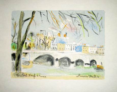 PARIS CAPITALE. Lithographies de Maurice Utrillo, V.. MAUROIS, André - MAURICE UTRILLO