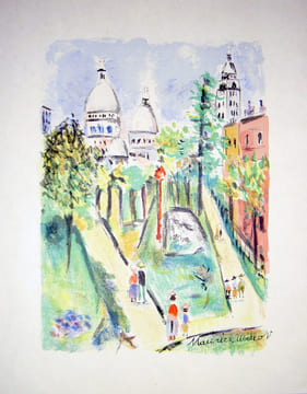 PARIS CAPITALE. Lithographies de Maurice Utrillo, V.. MAUROIS, André - MAURICE UTRILLO