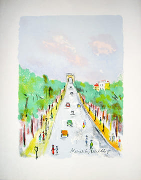 PARIS CAPITALE. Lithographies de Maurice Utrillo, V.. MAUROIS, André - MAURICE UTRILLO