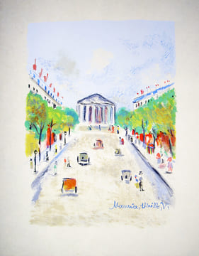 PARIS CAPITALE. Lithographies de Maurice Utrillo, V.. MAUROIS, André - MAURICE UTRILLO