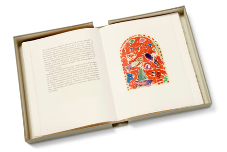VITRAUX POUR JÉRUSALEM (THE JERUSALEM WINDOWS). DELUXE EDITION SIGNED BY MARC CHAGALL.. CHAGALL, Marc - LASSAIGNE, Jacques.