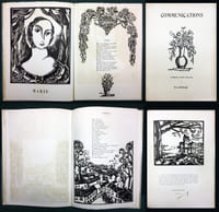 COMMUNICATIONS. Poèmes & bois gravés (1921). 1 des 100 Hollande, signé.
