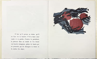 LA DERNIÈRE PAGE. Avec 9 lithographies originales de Raoul Ubac (1968).