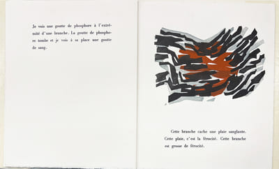 LA DERNIÈRE PAGE. Avec 9 lithographies originales de Raoul Ubac (1968).