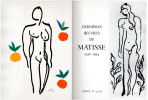 VERVE 35-36 - MATISSE : DERNIÈRES ŒUVRES 1950 - 1954 - VERVE 35-36 (1958).. MATISSE, henri - REVERDY, Pierre - DUTHUIT, Georges.