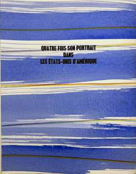 Quatre fois son portrait dans les États-Unis d'Amérique. Deux encres originales et 4 gravures rehaussées de Julius Baltazar (2012) . SACRÉ, James - ...