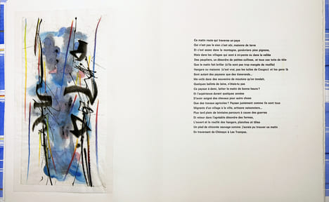 Quatre fois son portrait dans les États-Unis d'Amérique. Deux encres originales et 4 gravures rehaussées de Julius Baltazar (2012) . SACRÉ, James - ...