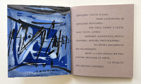 PROPOS à PROPOS de Julius BALTAZAR.. BALTAZAR, Julius - F. ARRABAL, A.BERENGUER, J. CORTOT, B. DORNY,P JENKINS, A SAURA, K WHITE