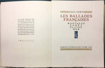 LES BALLADES FRANÇAISES. Montagne, Forêt, plaine, mer.
