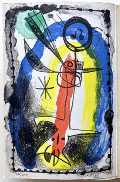 ANTHOLOGIE DE L'AMOUR SUBLIME. 1 des 40 avec la lithographie (1956).. PÉRET, Benjamin - MIRÓ, Joan