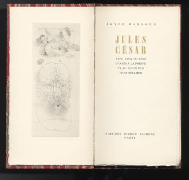 JULES CÉSAR. Avec 5 gravures de Hans Bellmer (1955). MANSOUR, Joyce - BELLMER, Hans
