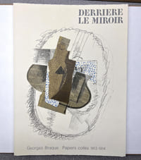 DERRIÈRE LE MIROIR n° 138. GEORGES BRAQUE "PAPIERS COLLÉS CUBISTES 1912-1914". Mai 1963. TIRAGE DE LUXE NUMÉROTÉ.