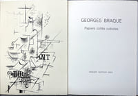 DERRIÈRE LE MIROIR n° 138. GEORGES BRAQUE "PAPIERS COLLÉS CUBISTES 1912-1914". Mai 1963. TIRAGE DE LUXE NUMÉROTÉ.