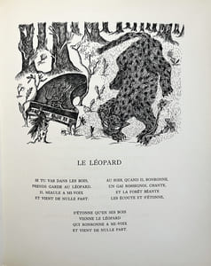 CHANTEFABLES ET CHANTEFLEURS. Dessins de Christiane Laran. 1 des 50 avec suite sur Chine des bois gravés.