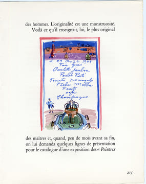 VACANCES FORCÉES. 24 bois en couleurs de Raoul Dufy (1956). Édition originale.. DORGELÈS, Roland - DUFY, Raoul