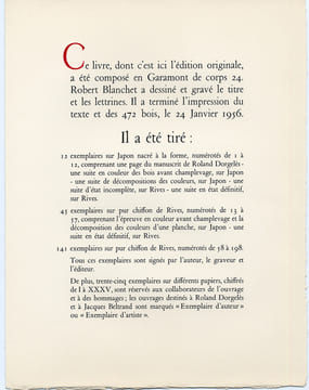 VACANCES FORCÉES. 24 bois en couleurs de Raoul Dufy (1956). Édition originale.. DORGELÈS, Roland - DUFY, Raoul