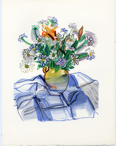 VACANCES FORCÉES. 24 bois en couleurs de Raoul Dufy (1956). Édition originale.