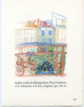 VACANCES FORCÉES. 24 bois en couleurs de Raoul Dufy (1956). Édition originale.. DORGELÈS, Roland - DUFY, Raoul