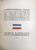 LA FIN DU MONDE FILMÉE PAR L'ANGE N.-D. Roman. Compositions en Couleurs par Fernand Léger (1919).
. CENDRARS, Blaise - LÉGER, Fernand