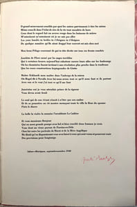 PLEINE MARGE. Eau-forte de Kurt Seligman (1940)