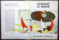 Derrière le Miroir n° 32. LES MAINS ÉBLOUIES. Octobre 1950