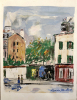 LE VILLAGE INSPIRÉ. Chronique de la vie de bohème de Montmartre (1920-1950). Avec 12 gouaches par Maurice Utrillo.. VERTEX, Jean - UTRILLO, Maurice