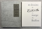 40 DESSINS DE PICASSO EN MARGE DU BUFFON. Exemplaire de tête avec la gravure signée "le pigeonneau".. PICASSO, Pablo - BUFFON (Georges-Louis Leclerc, ...