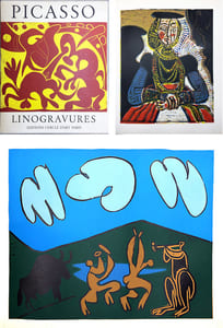 PICASSO LINOGRAVURES (Picasso Linocuts). Cercle d'Art 1962.