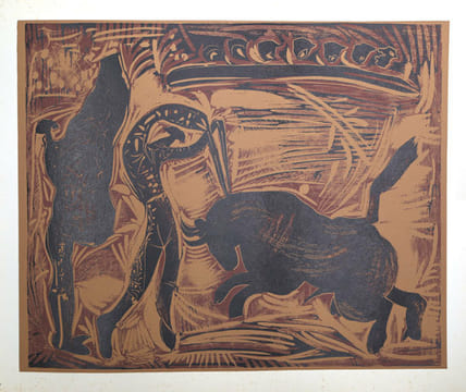 PICASSO LINOGRAVURES (Picasso Linocuts). Cercle d'Art 1962.. BOECK, Wilhelm - PICASSO, Pablo
