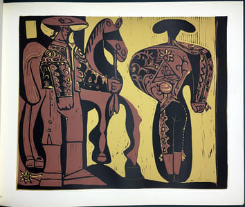 PICASSO LINOGRAVURES (Picasso Linocuts). Cercle d'Art 1962.