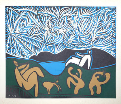 PICASSO LINOGRAVURES (Picasso Linocuts). Cercle d'Art 1962.. BOECK, Wilhelm - PICASSO, Pablo