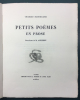 PETITS POÈMES EN PROSE. 30 eaux-fortes de M. Alexeieff.. BAUDELAIRE, Charles - ALEXEÏEFF, Alexandre