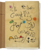 LE COURTISAN GROTESQUE, avec 15 gravures originales (Iliazd, 1974). MONLUC, Adrian de - MIRÓ, Joan - ILIAZD, Ilia Zdanevitch