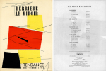 DERRIÈRE LE MIROIR N° 50.  TENDANCES. Octobre 1952.. Artistes Multiples. Palazuelo - Seuphor