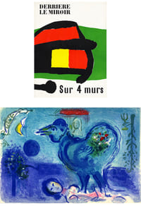 DERRIÈRE LE MIROIR N° 107-108-109. SUR 4 MURS. Juin-juillet 1958.