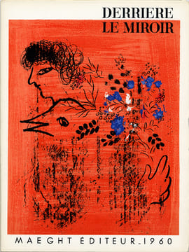 Derrière le Miroir n° 121-122. MAEGHT ÉDITEUR. Déc.1960-Janv.1961.
. CHAGALL, MIRO, BRAQUE, LÉGER,FIEDLER, BAZAINE,TAL-COAT… - Jean Adhémar, Raymond ...