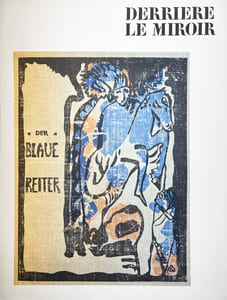 Derrière le Miroir n° 133-134. DER BLAUE REITER. Oct.-Novembre 1962.