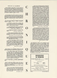 Derrière le Miroir n° 25-26. BRAQUE. Janvier