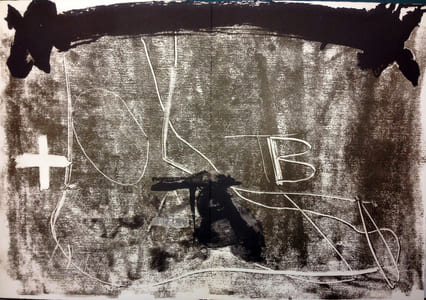 Derrière le Miroir n° 210 . TÀPIES. Monotypes . Juin 1974